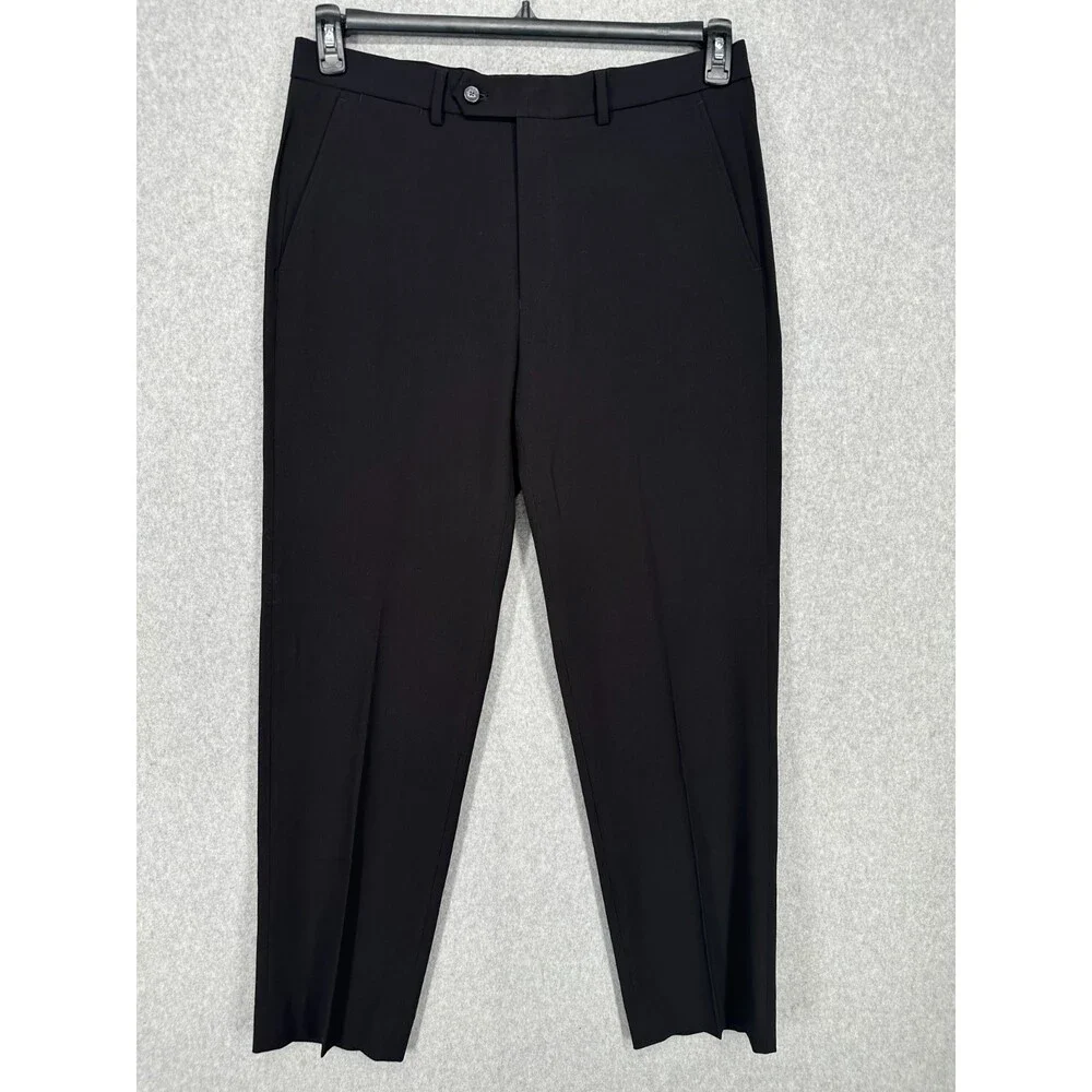 Nautica Men's Suit 38S 32x31 Black Modern Fit Bi-Stretch Performance NWT $395
